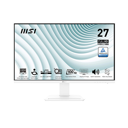 Màn Hình MSI PRO 27inch MP273AW (Tấm Nền IPS, FullHD, 100Hz, 1ms, HDMI, DisplayPort, VGA)