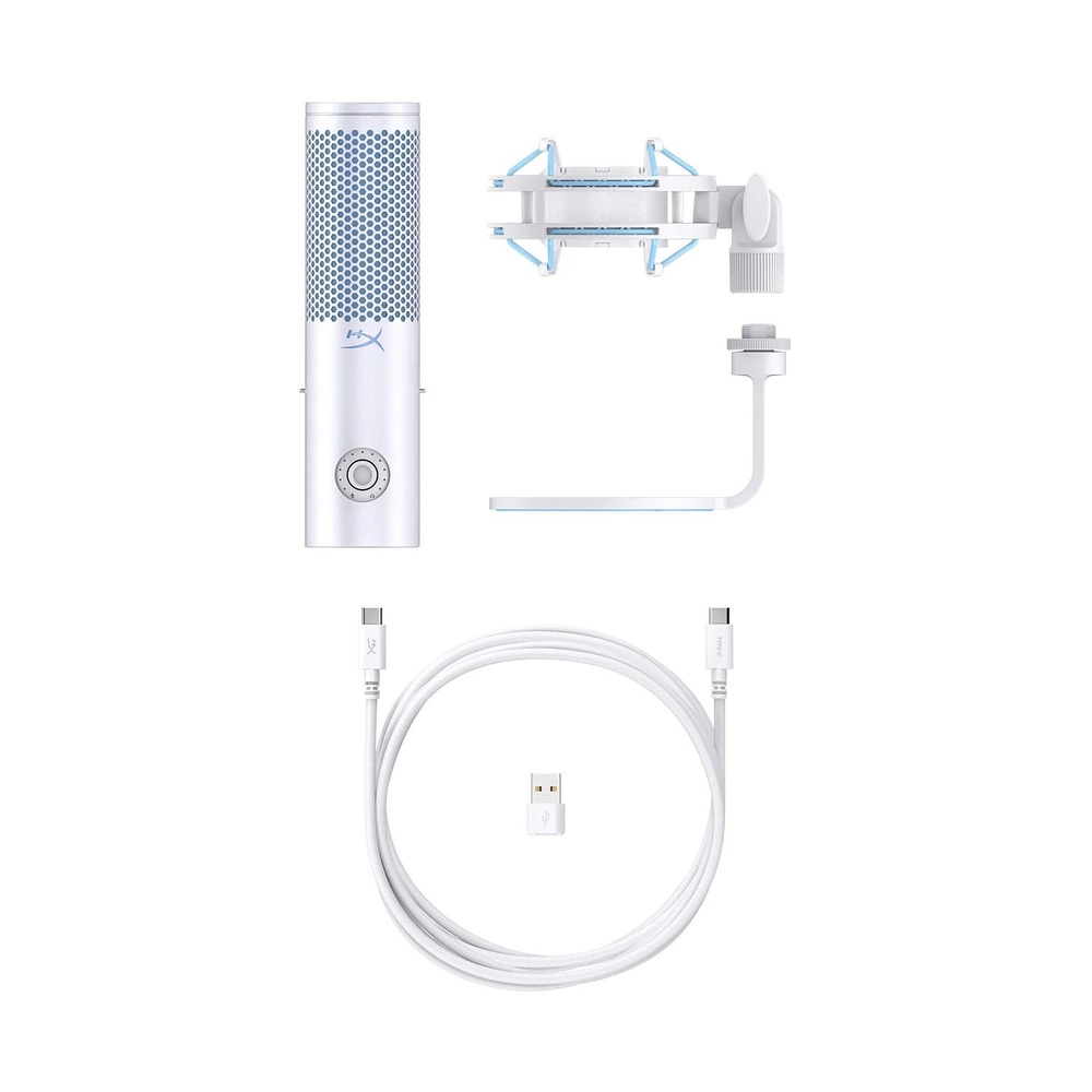 Micro Thu Âm HyperX QuadCast 2 Frost White (AN1D9AA)