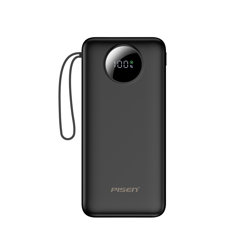 Pin Sạc Dự Phòng PISEN 10000mAh QUICK POWERLink Round 22.5W TP-D099 Black