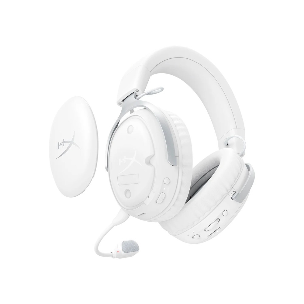 Tai Nghe Gaming Không Dây HyperX Cloud III S Wireless White (AX6G1AA)