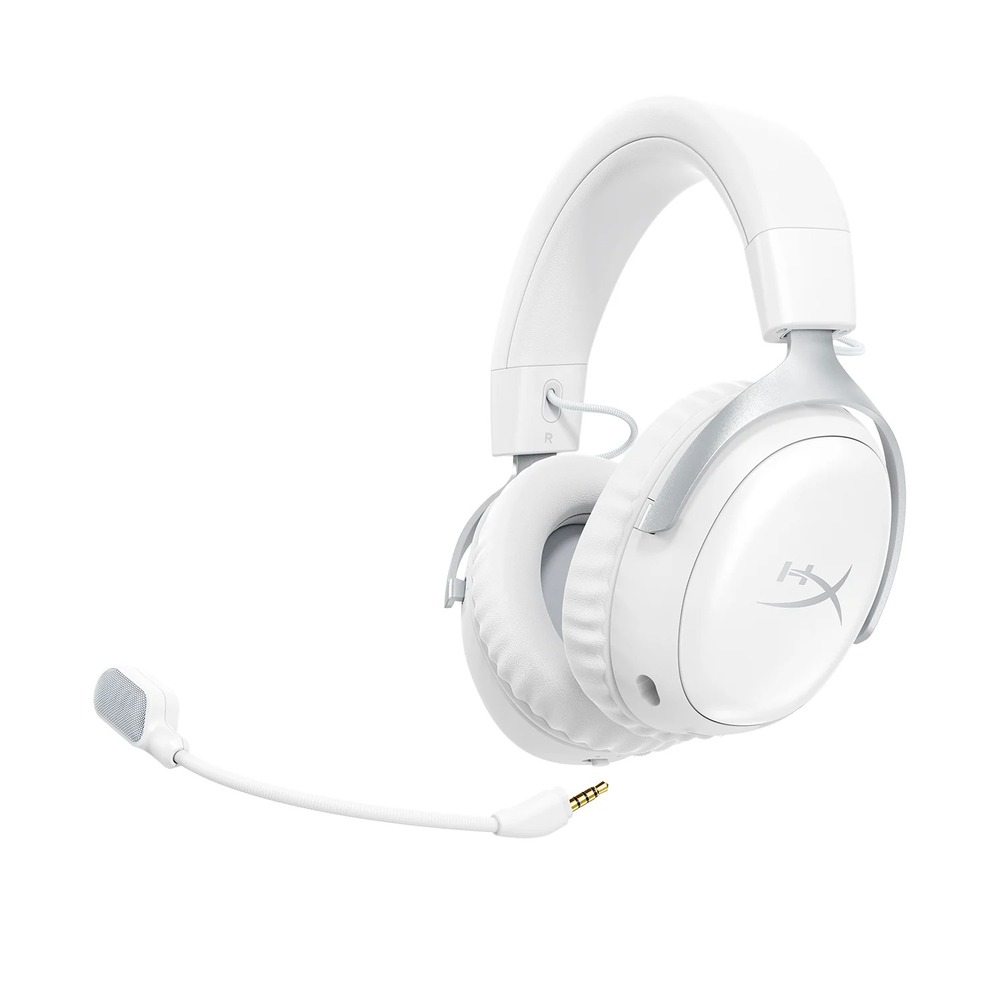 Tai Nghe Gaming Không Dây HyperX Cloud III S Wireless White (AX6G1AA)