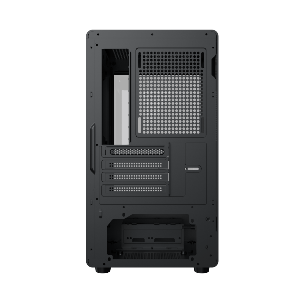 Vỏ Case Xigmatek Pura MS Black - EN48487 (m-ATX, No fan, Max 3 fan, Rad 240, ARGB LIGHTING BAR)