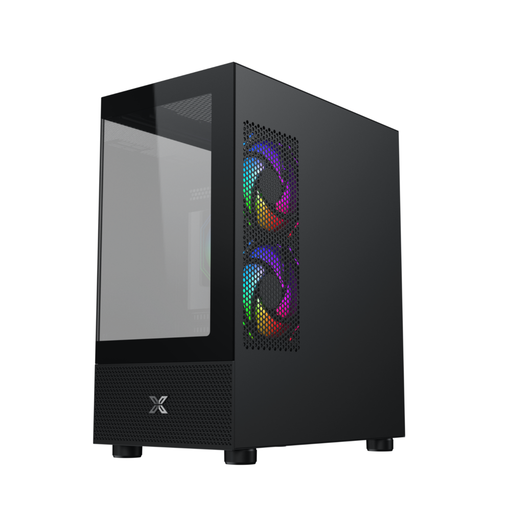 Vỏ case Xigmatek ALPHARD M 3IF Black - EN48814 (m-ATX, Sẵn 3 fan RGB, Max 7 fan, Rad 240/280)