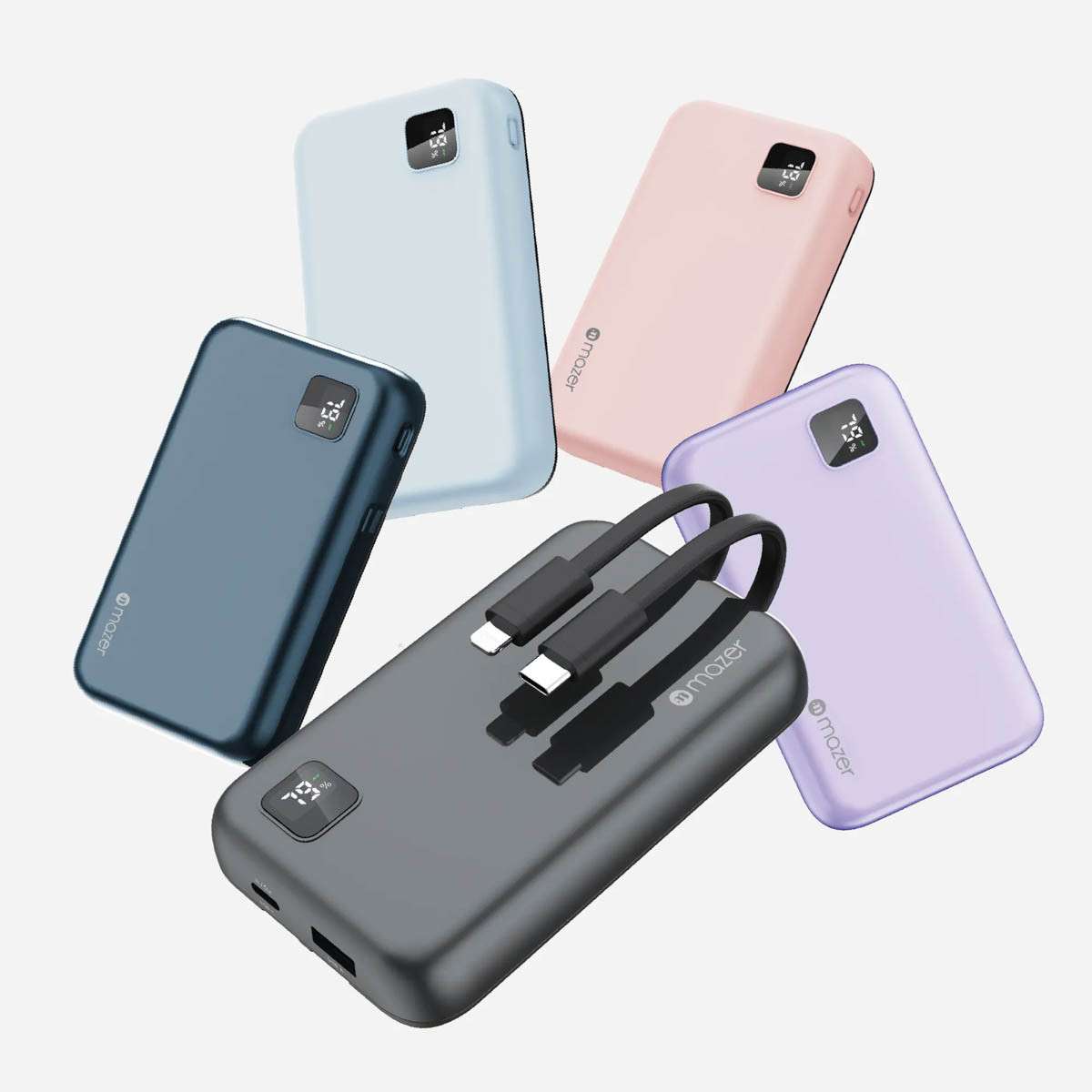 Pin sạc dự phòng Mazer SuperMINI-Pocket 10.000mAh M-EGLINK10.0TRIO-BL BLUE