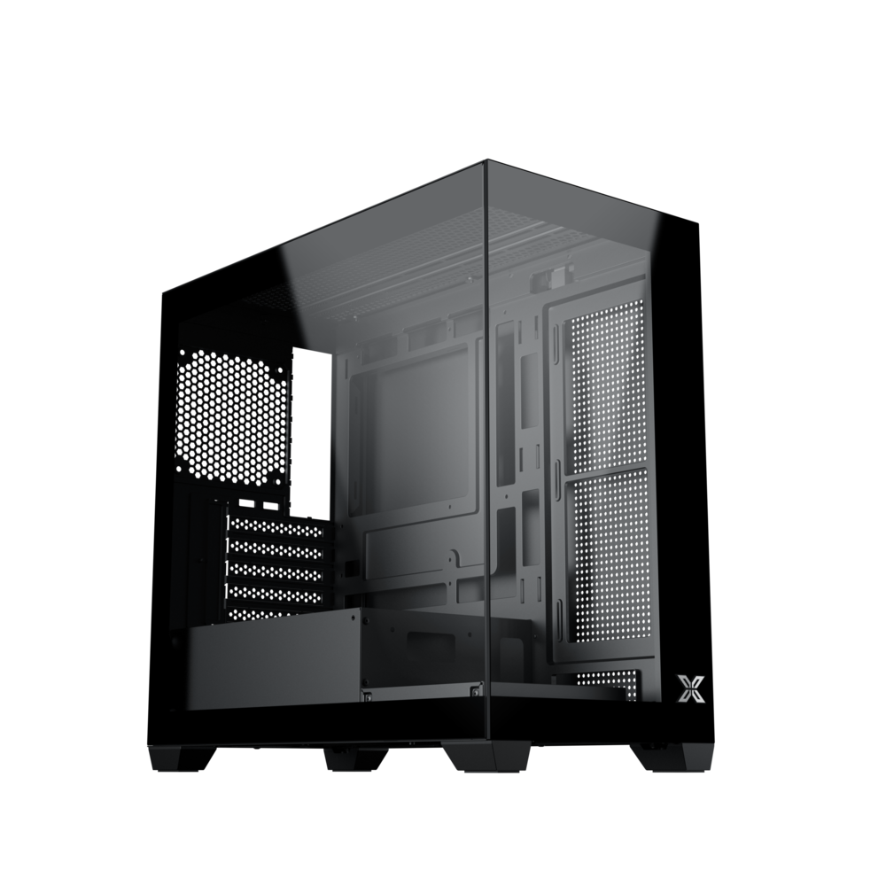 Vỏ case Xigmatek Blast M Black - EN46179 (m-ATX, No fan, Max 9 fan, Rad 360)