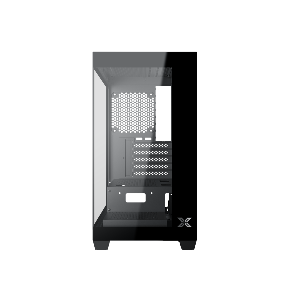 Vỏ case Xigmatek Blast M Black - EN46179 (m-ATX, No fan, Max 9 fan, Rad 360)