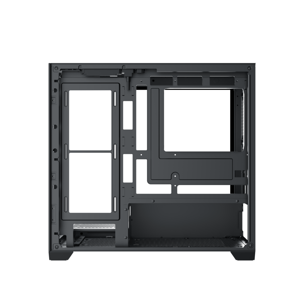 Vỏ case Xigmatek Blast M Black - EN46179 (m-ATX, No fan, Max 9 fan, Rad 360)