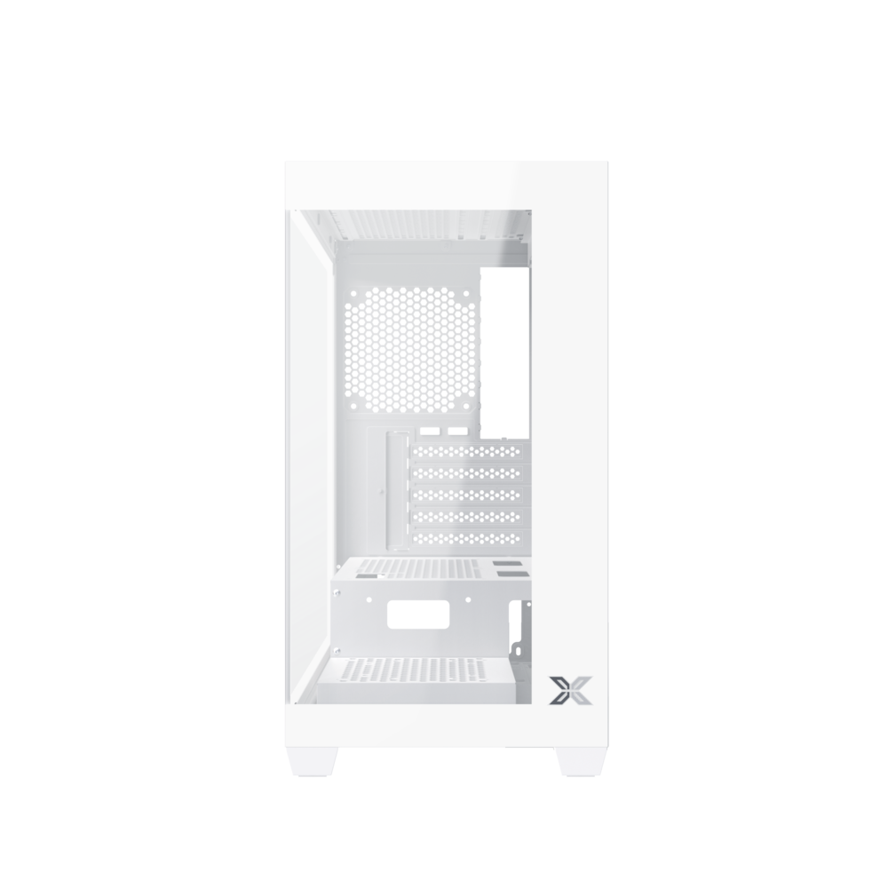 Vỏ case Xigmatek Blast M Arctic - EN46186 (m-ATX, No fan, Max 9 fan, Rad 360)