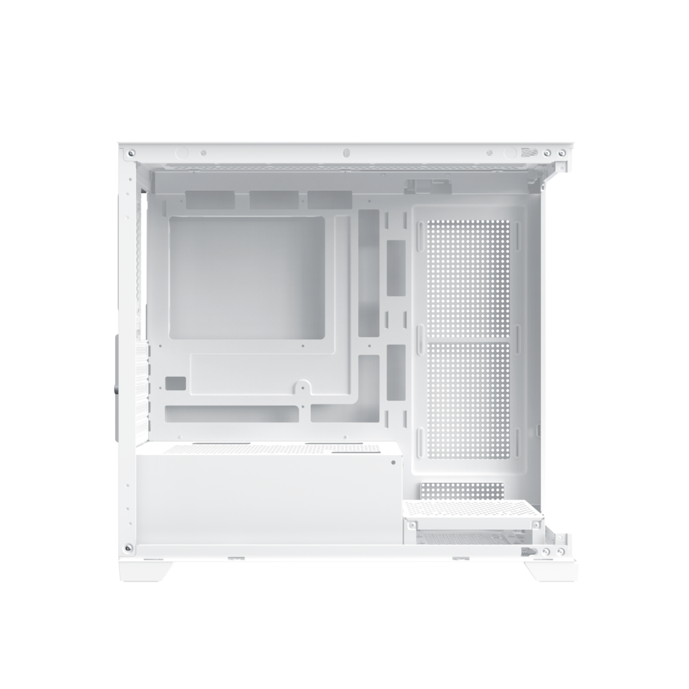 Vỏ case Xigmatek Blast M Arctic - EN46186 (m-ATX, No fan, Max 9 fan, Rad 360)