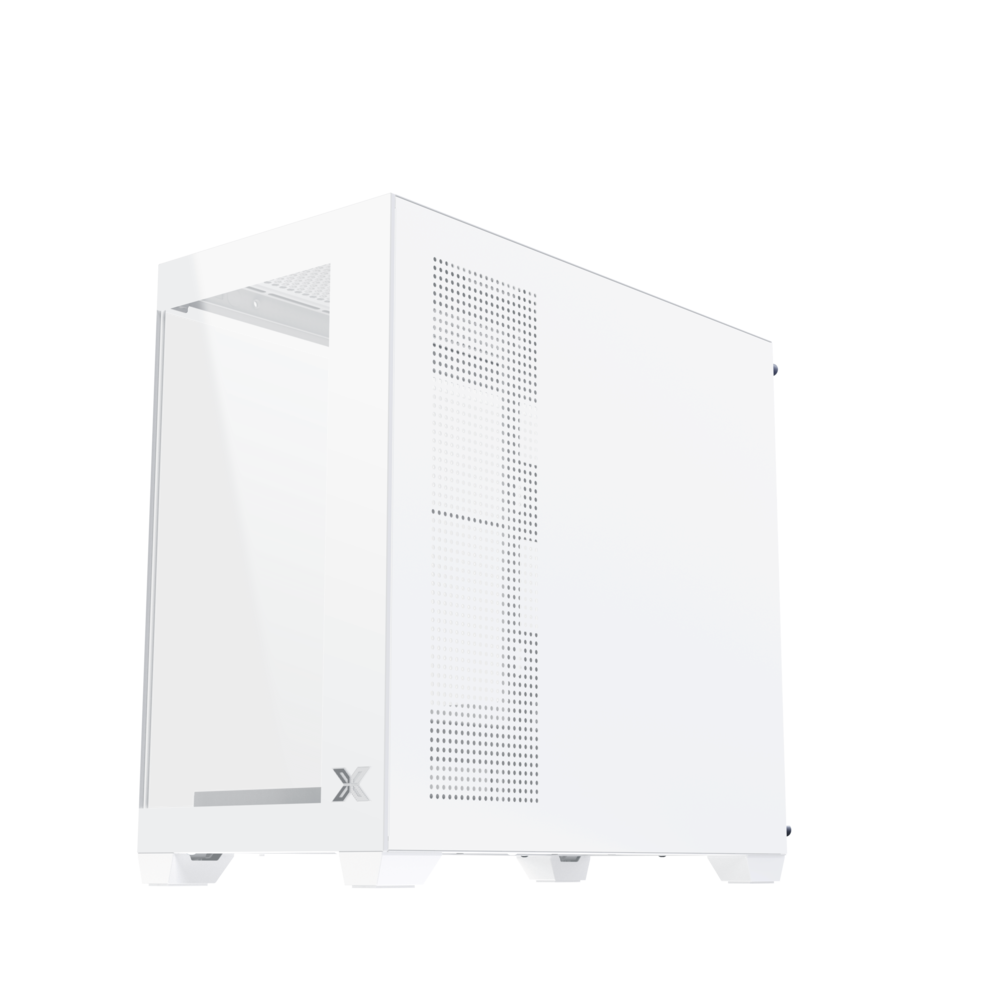 Vỏ case Xigmatek Blast M Arctic - EN46186 (m-ATX, No fan, Max 9 fan, Rad 360)