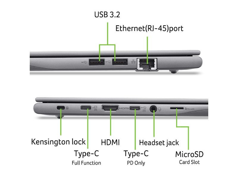 Laptop Acer Aspire Go 14 AI AG14-I71M-50AL (Core Ultra 5 125H, RAM 16GB, SSD 512GB, Màn Hình 14 inch FHD+ IPS, 300nits, sRGB 100%, Windows 11) 