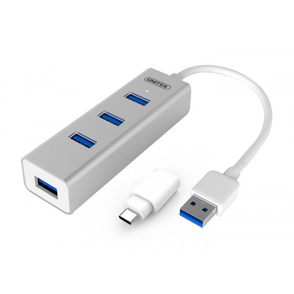 Bộ chia cổng USB HUB USB 3.1 / USB TYPE C TO 4 Port USB 3.0 UNITEK Y3082B